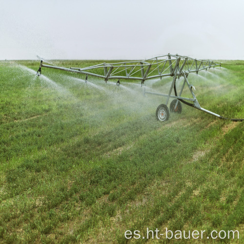 Máquina de riego de ahorro de energía agrícola con brazo